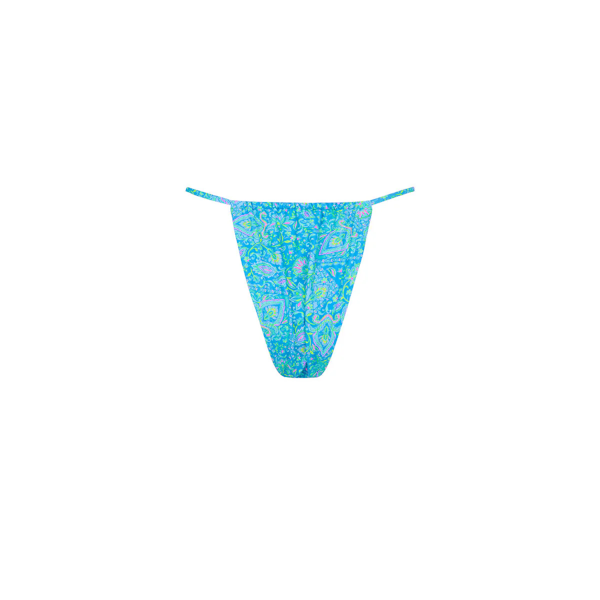 Single Tie Gathered Cheeky Bikini Bottom - Stargaze - Image 10
