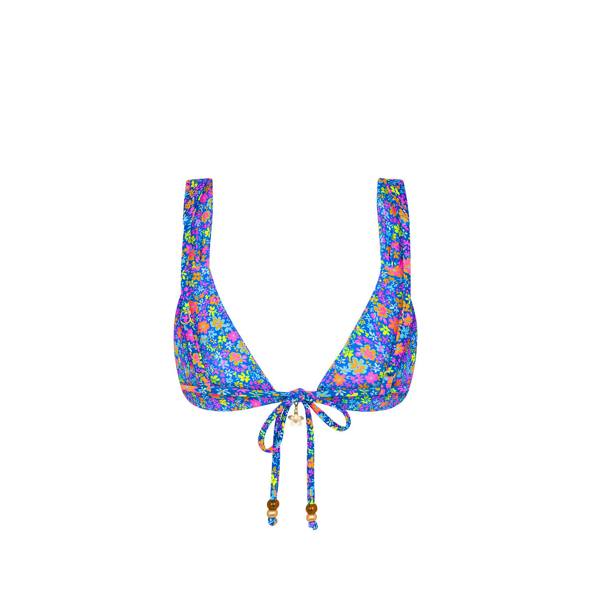 Slide Bralette Bikini Top - Electric Bloom - Image 11