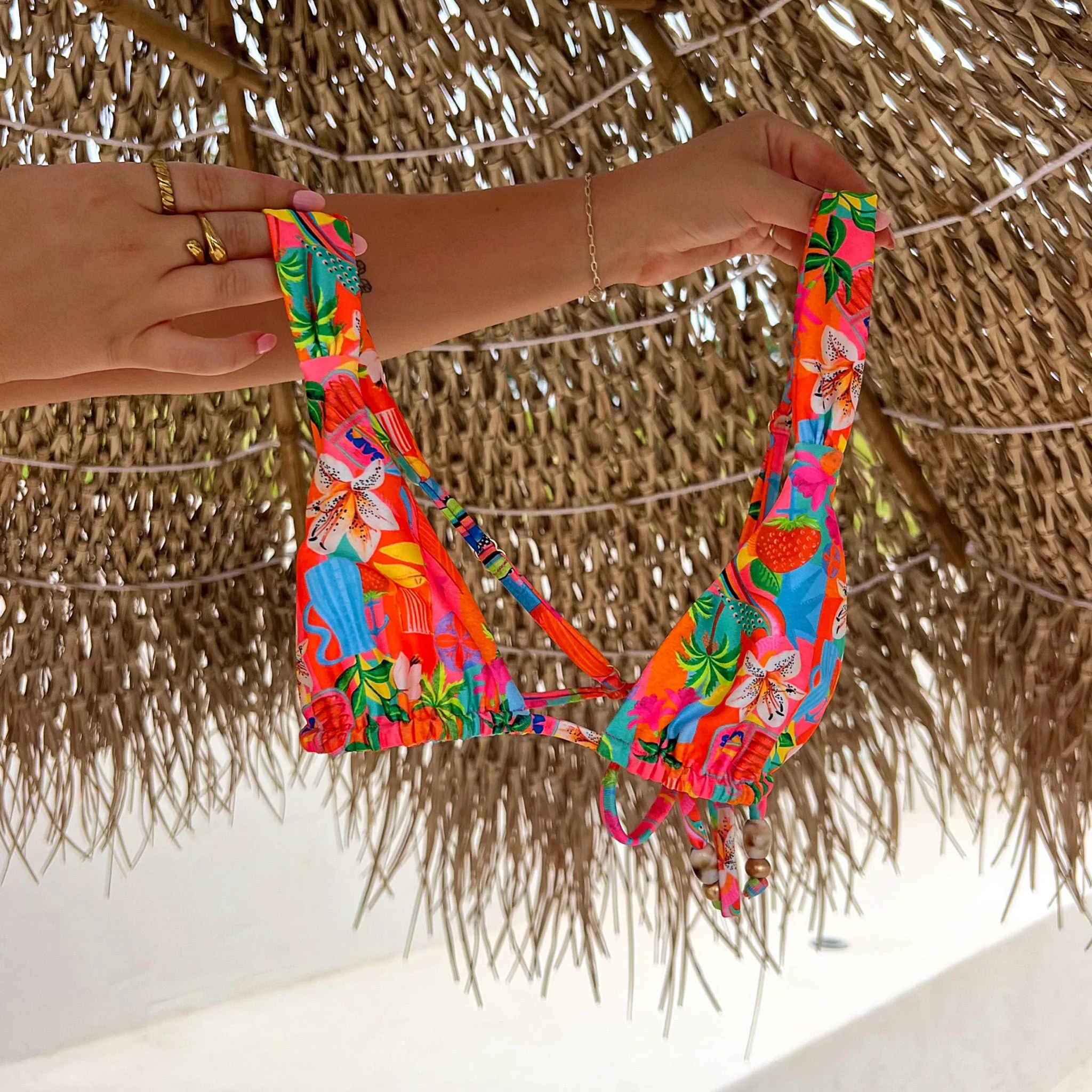 Slide Bralette Bikini Top - Havana Haven - Image 6