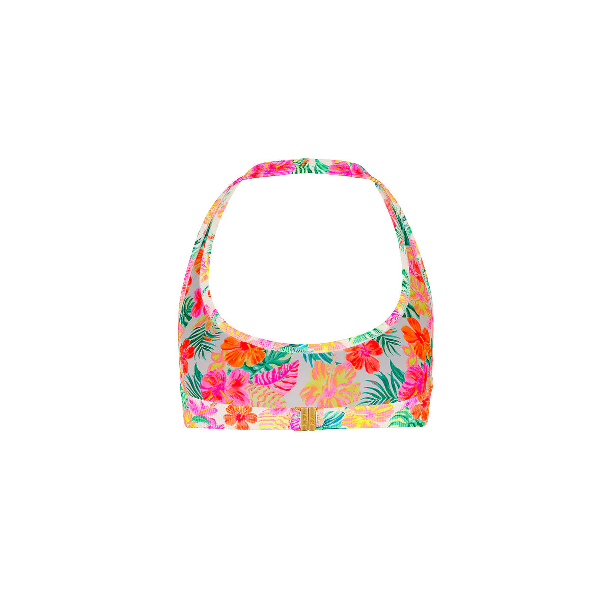 Slim Crop Halter Bikini Top - Island Escape - Image 8