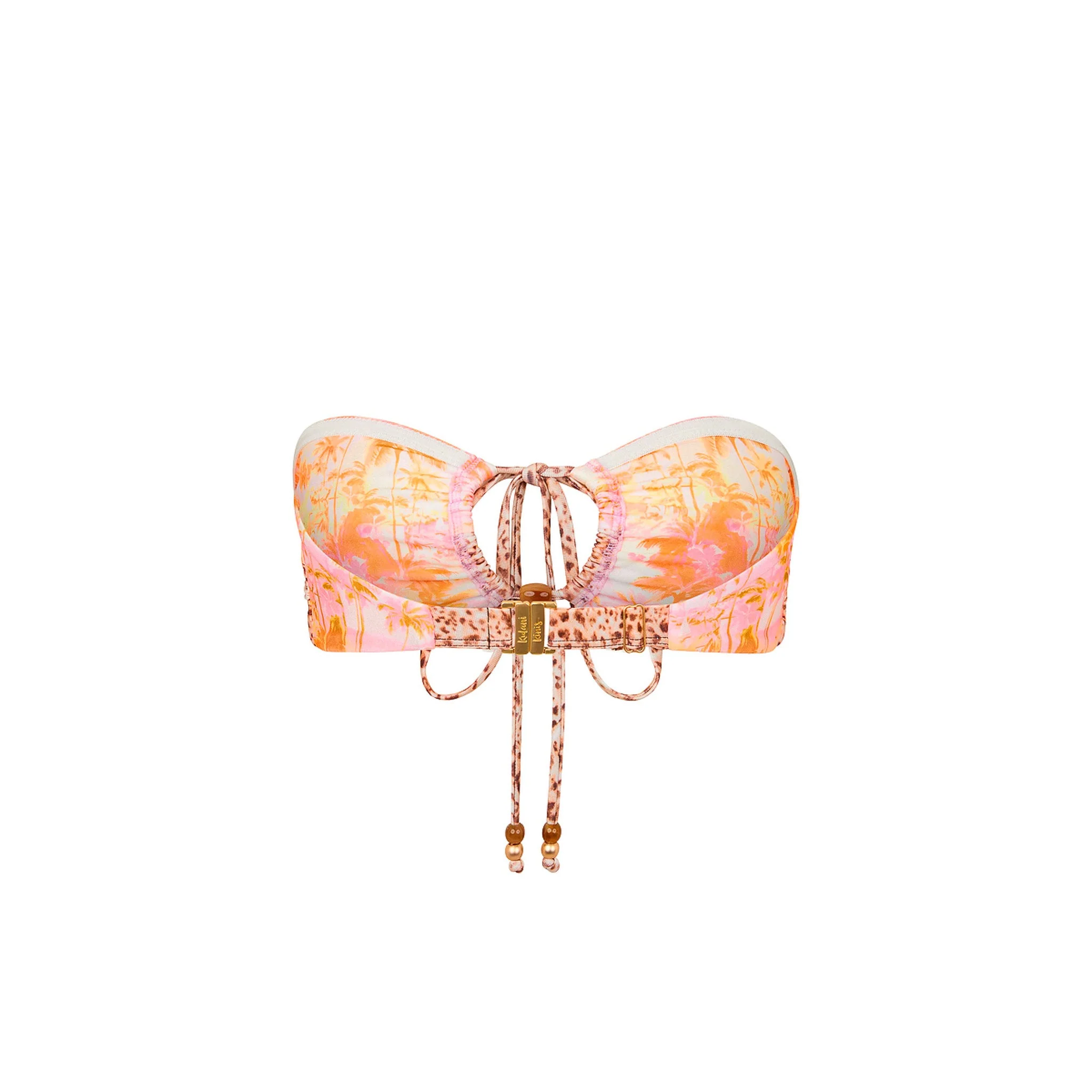 Soft Splice Bandeau Bikini Top - Wild Skies - Image 8