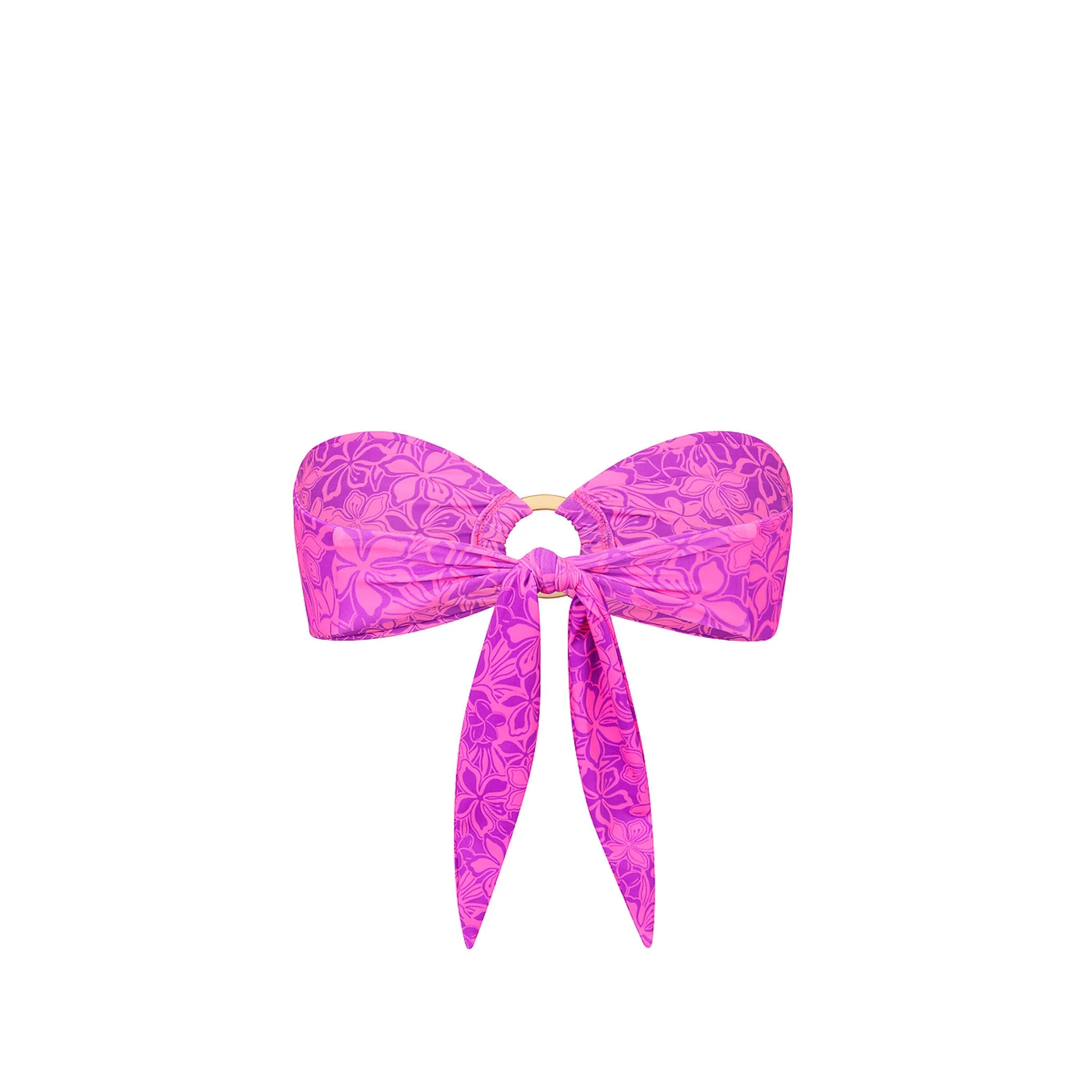 Strapless Bandeau Bikini Top - Bubble Berry - Image 8