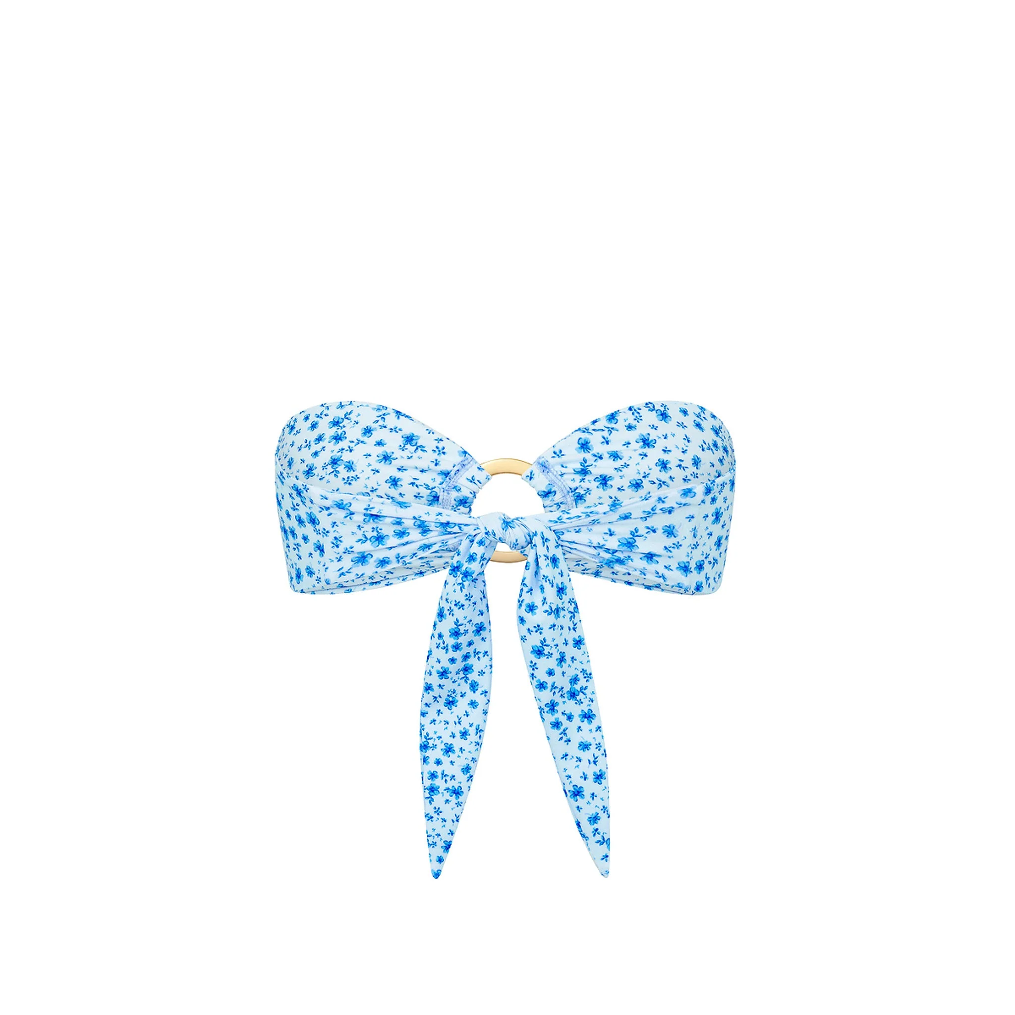Strapless Bandeau Bikini Top - Dream Flower - Image 10