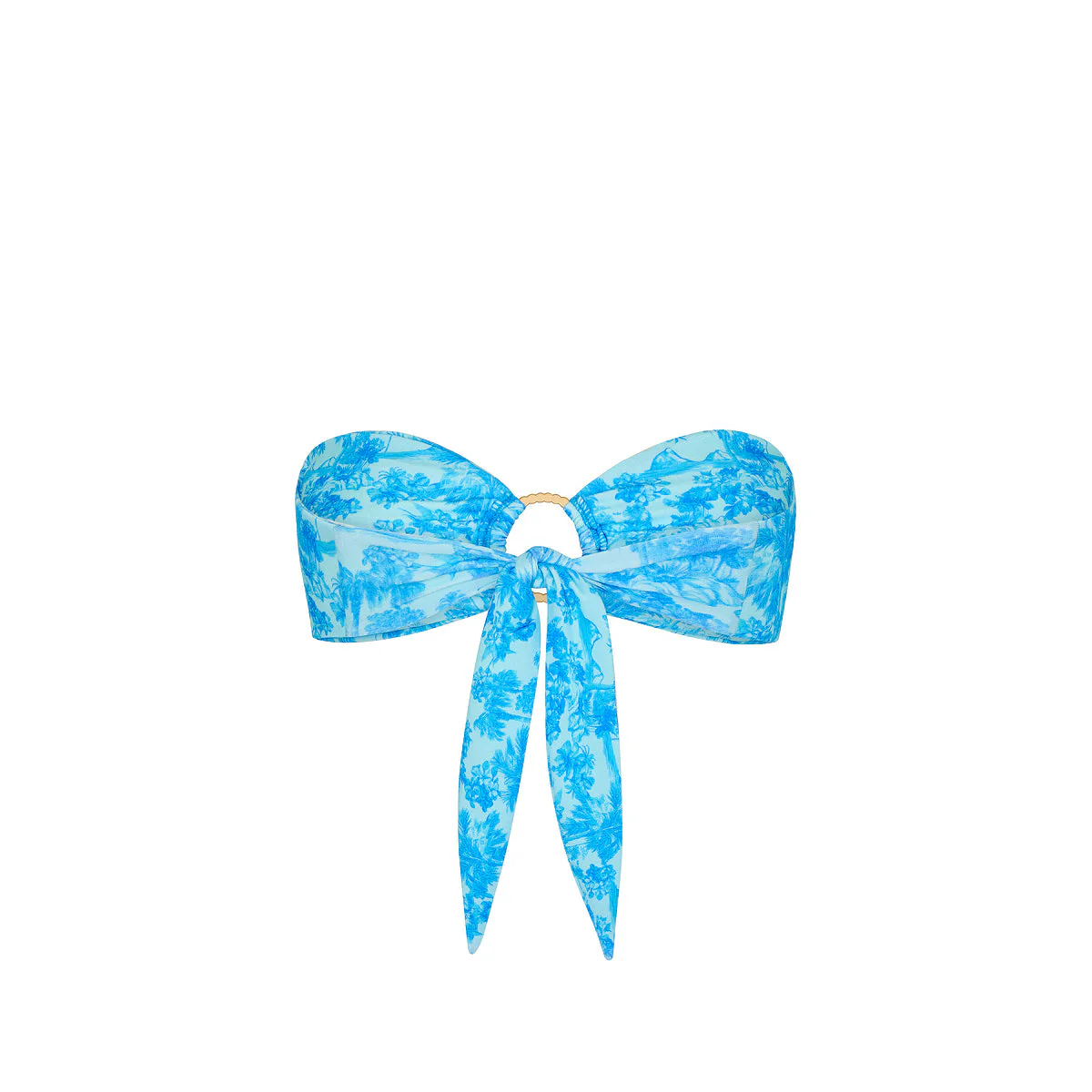 Strapless Bandeau Bikini Top - Ocean Paradise - Image 8