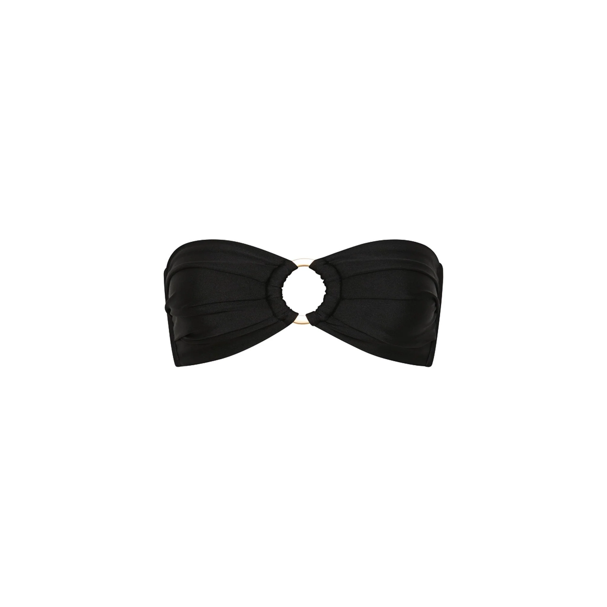 Strapless Bandeau Bikini Top - Twilight Black