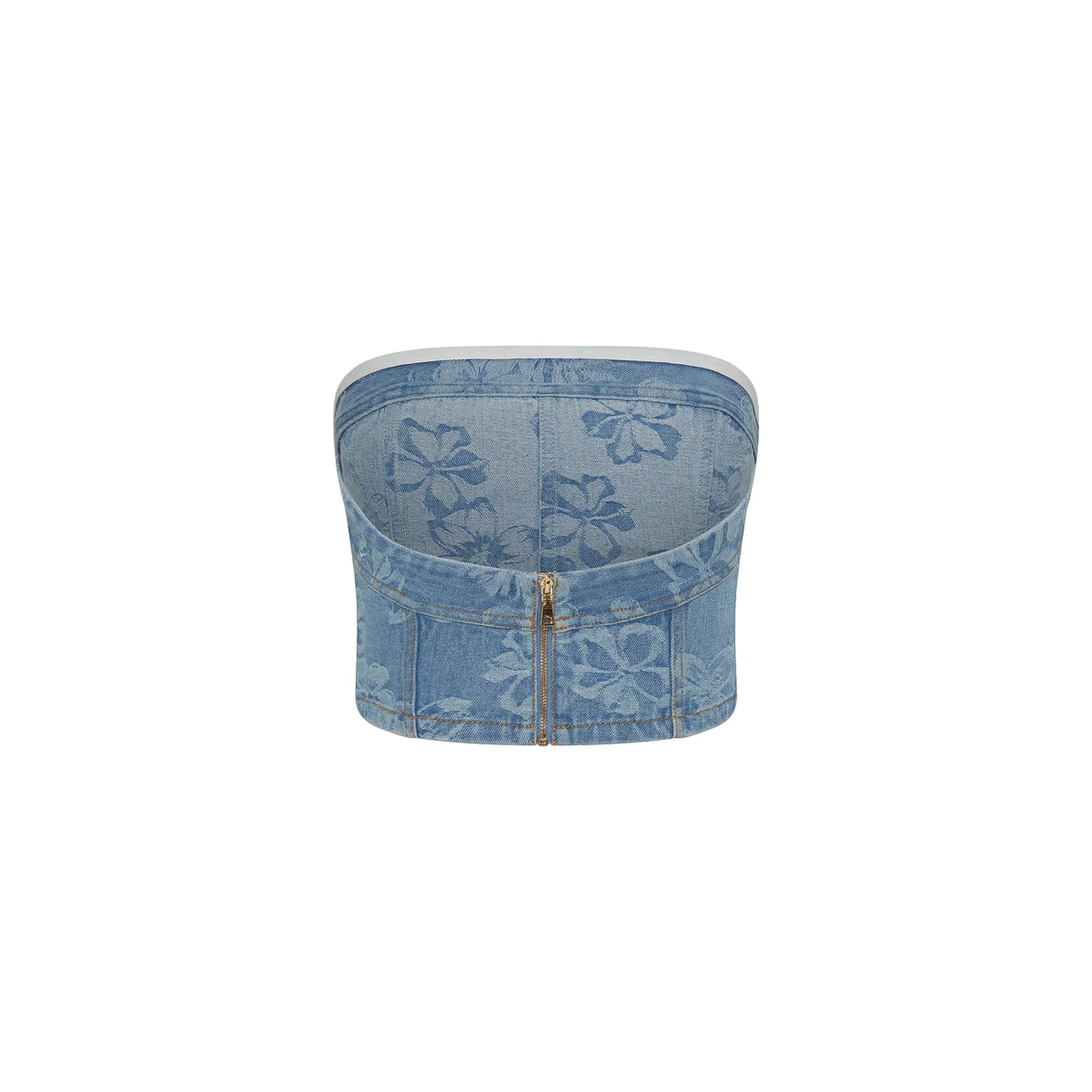 Strapless Bustier Top - Dixie Denim - Image 9