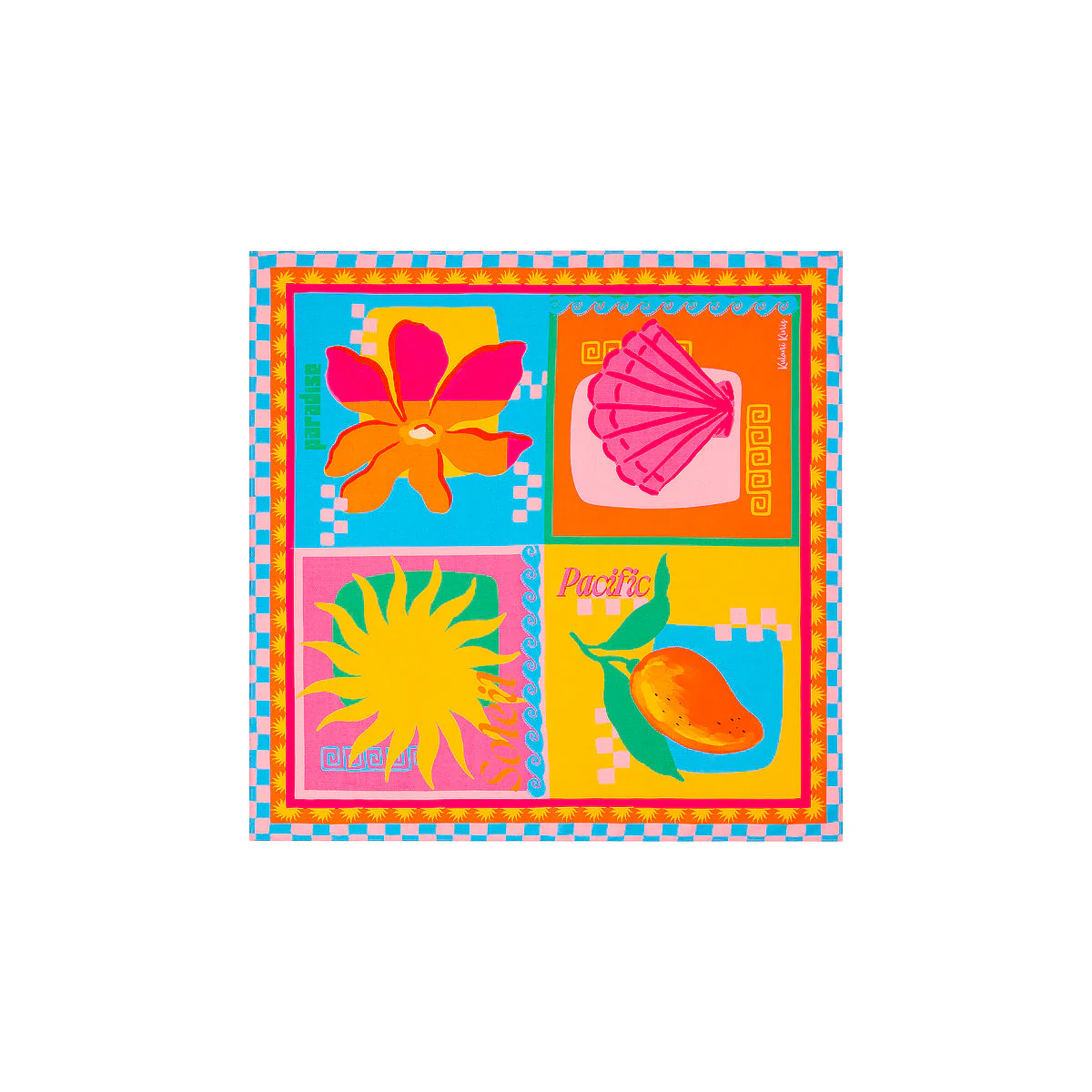 Summer Bandana Scarf Top - Sunkissed Coast - Image 7