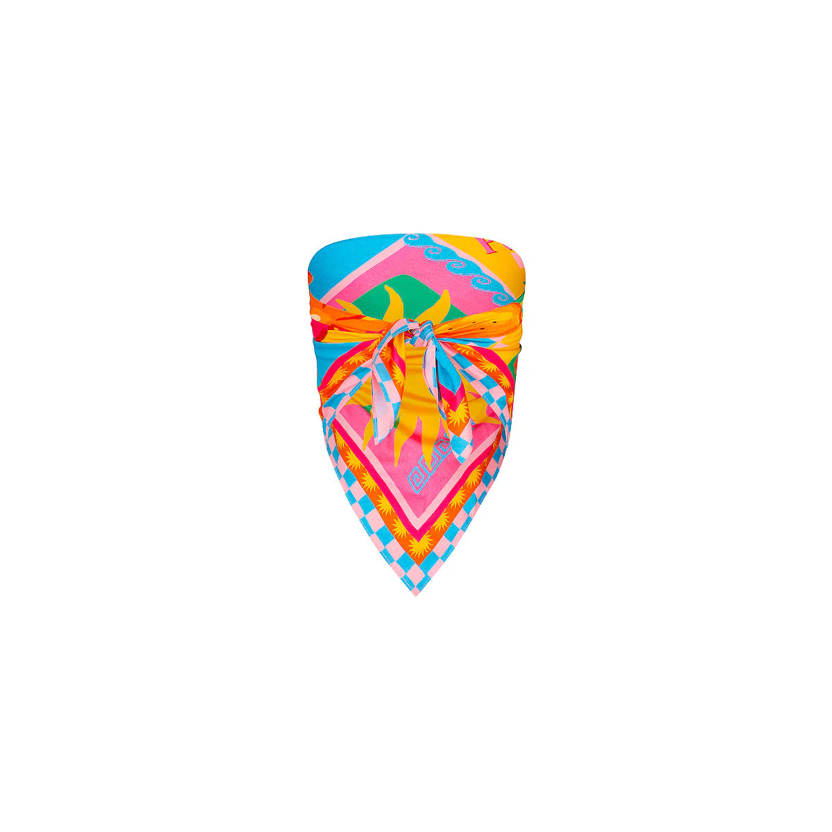 Summer Bandana Scarf Top - Sunkissed Coast - Image 8