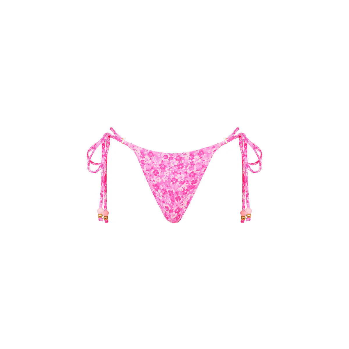 Thong Tie Side Bikini Bottom - Berry Burst