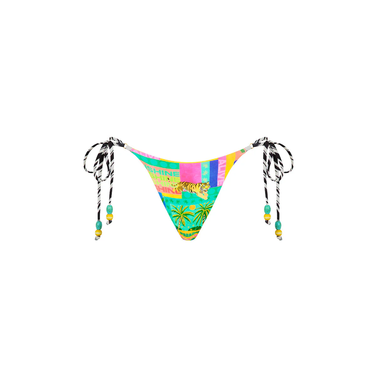 Thong Tie Side Bikini Bottom - Sun Honey
