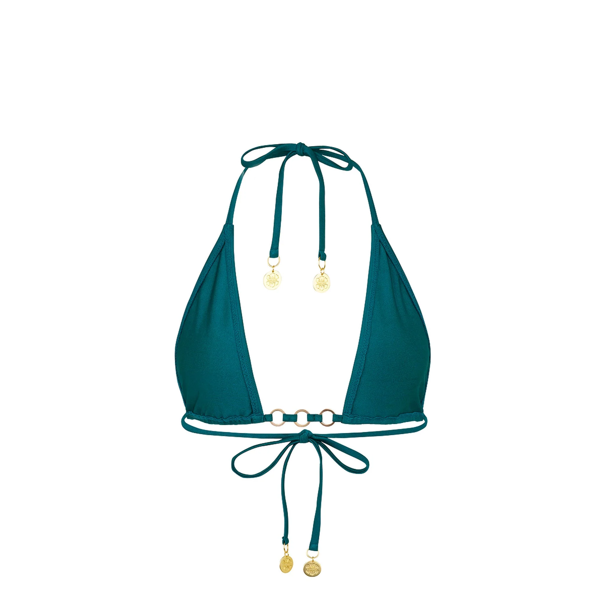 Trio Ring Triangle Bikini Top - Laguna Haze - Image 10