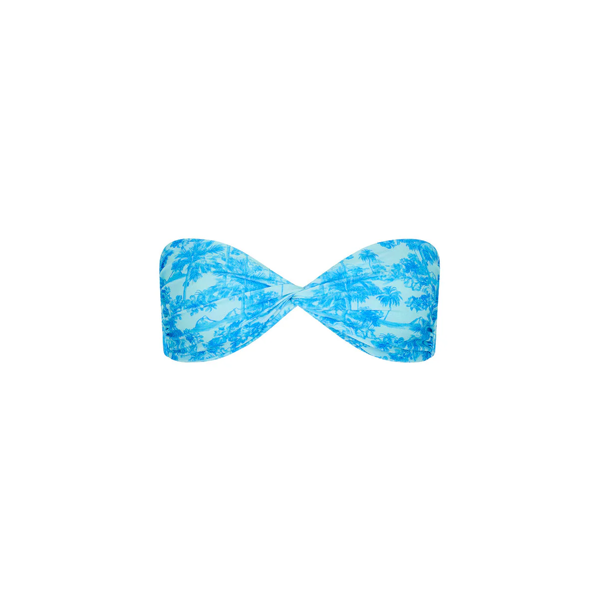 Twist Bandeau Bikini Top - Ocean Paradise