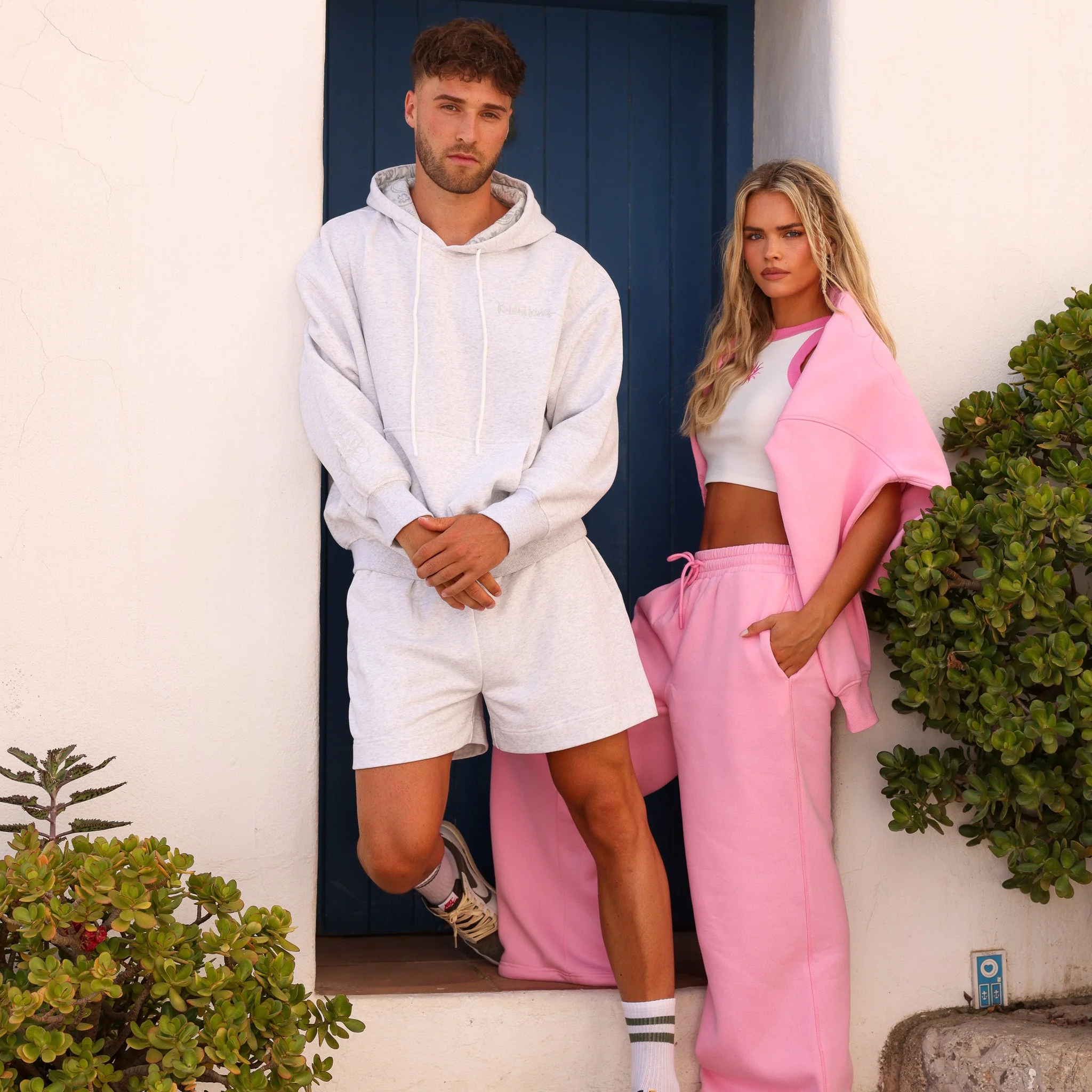 Unisex Lounge Shorts - Silver Stone - Image 5