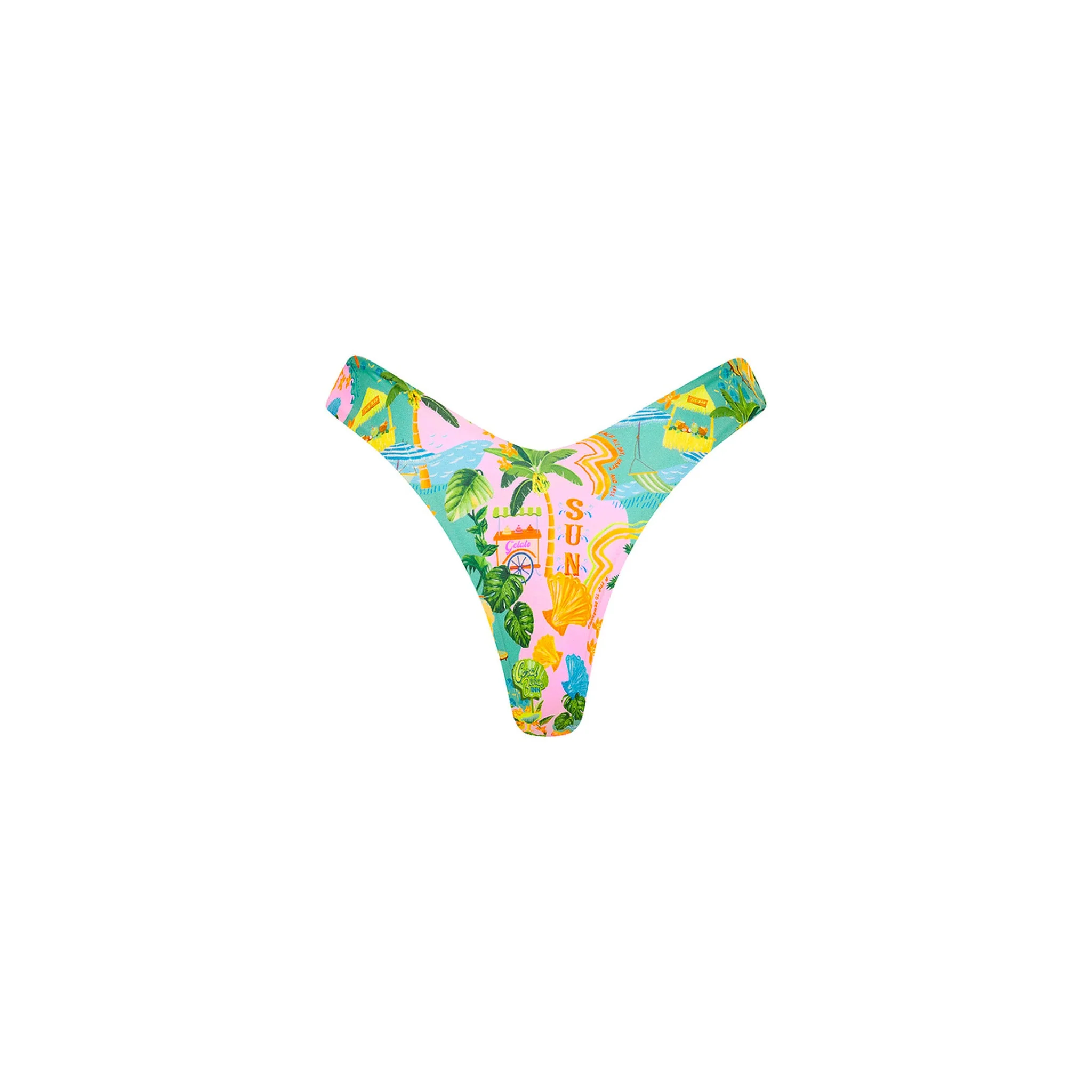 Y Cheeky Bikini Bottom - Sunlit Spritz - Image 8